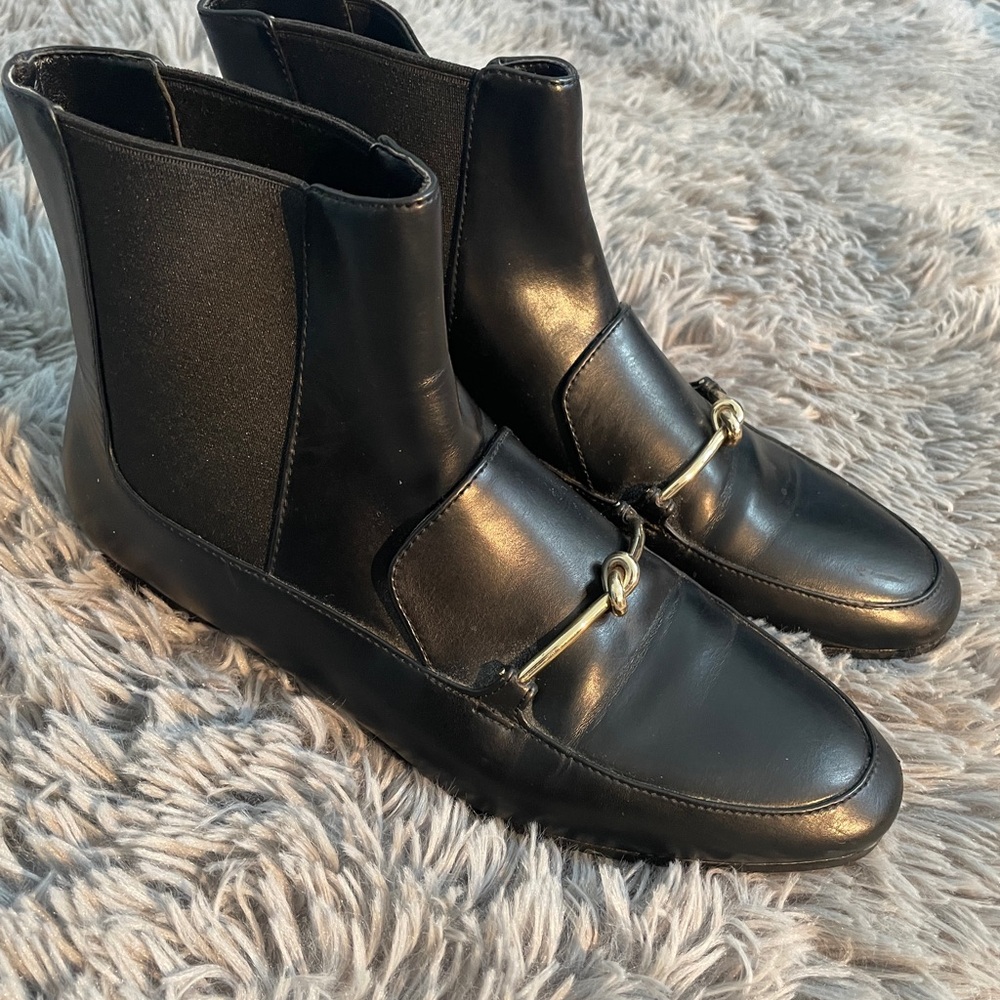 Charles and Keith Black High Top Loafers – Chic and Versatile